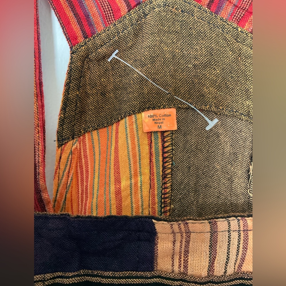 Patchwork Overalls NWOT - Picture 11 of 14